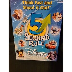 5 Second Rule Disney Edition Fun Family Game About Favorite Disney Character NEW